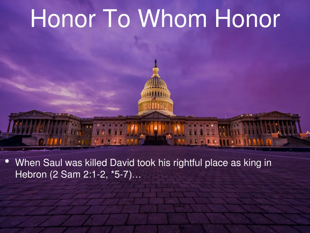 honor to whom honor 6