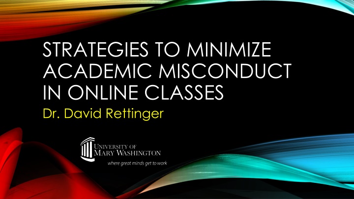 strategies to minimize academic misconduct