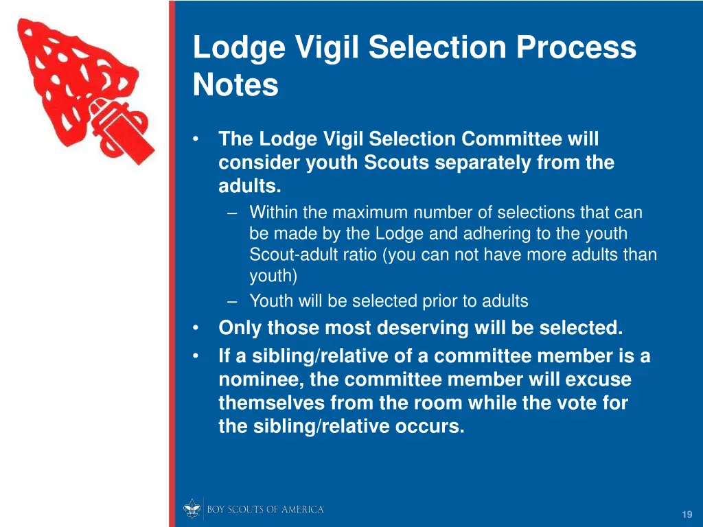 lodge vigil selection process notes