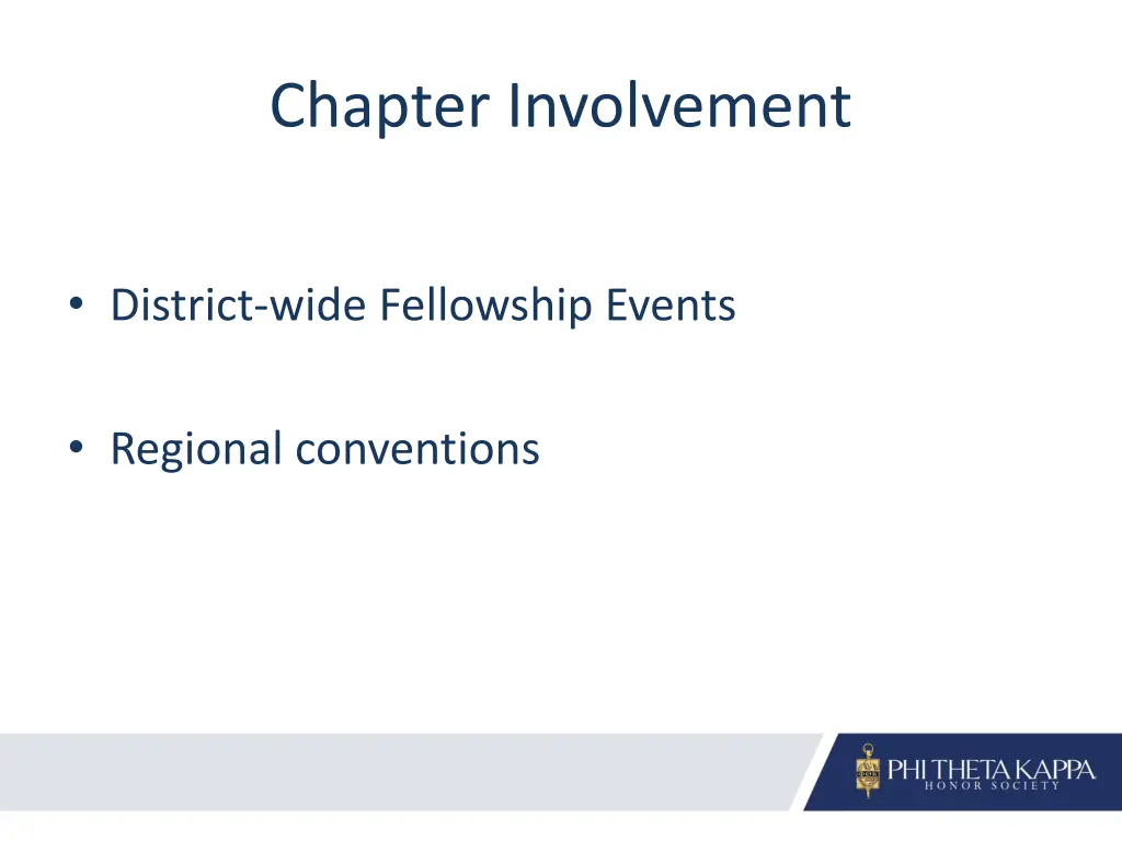 chapter involvement 2