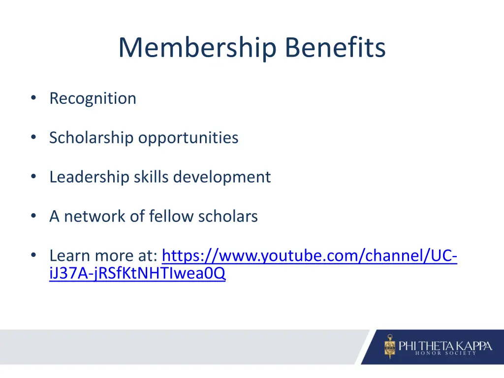 membership benefits