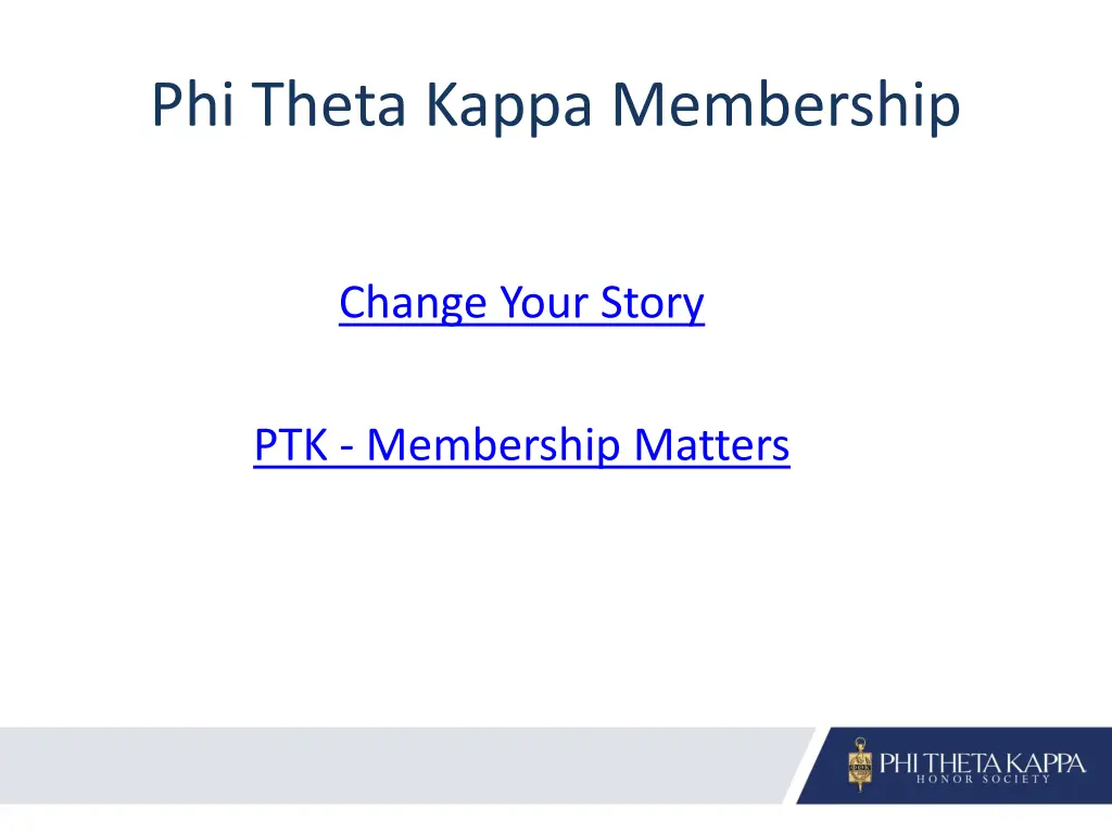 phi theta kappa membership