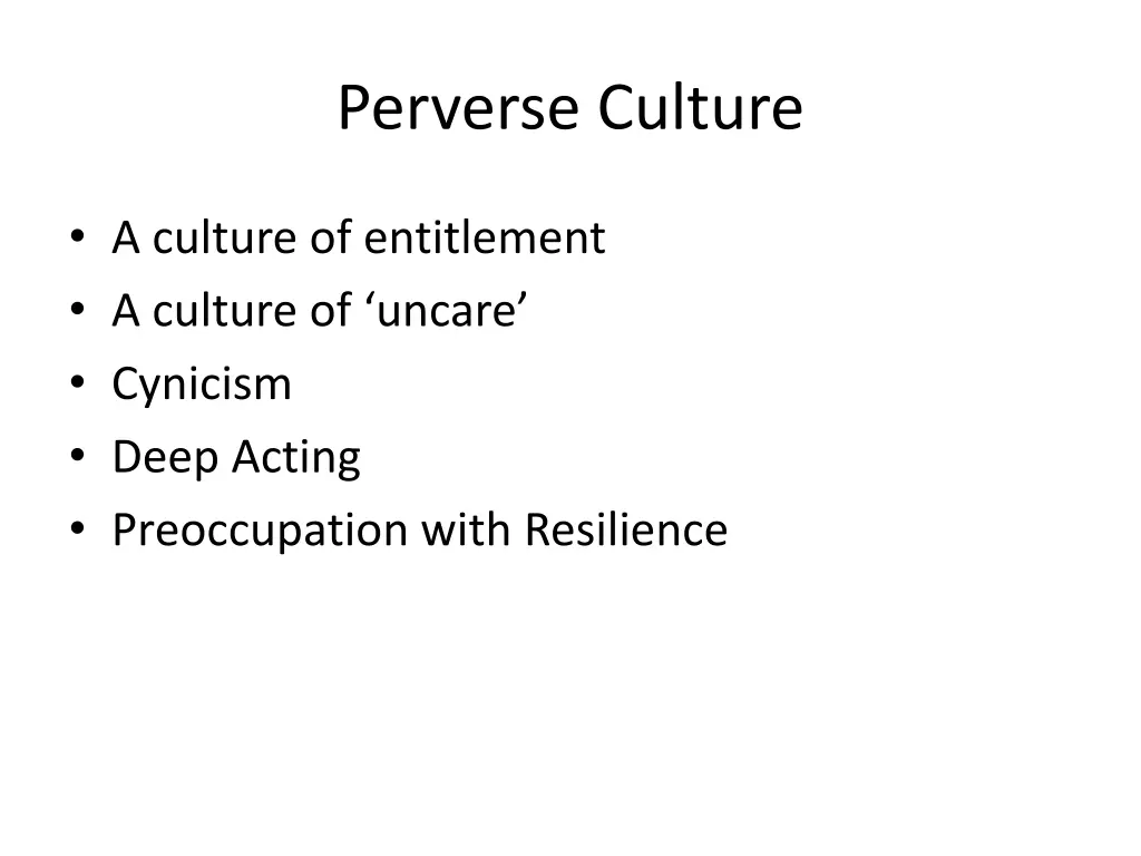 perverse culture