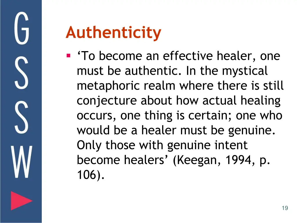 authenticity