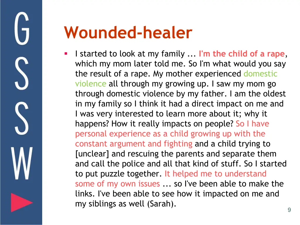 wounded healer