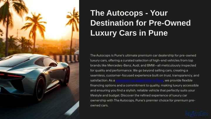 the autocops your destination for pre owned