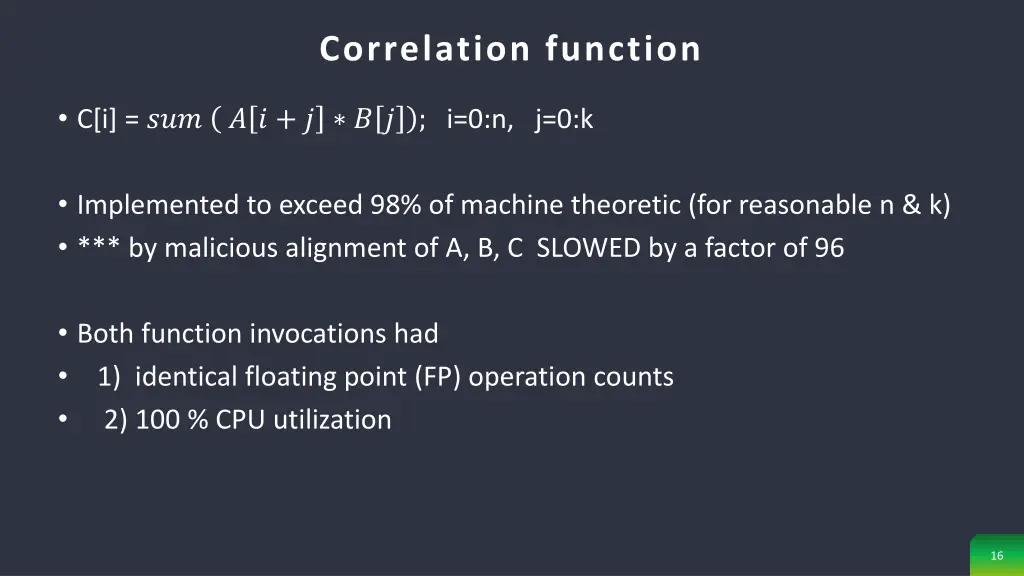 correlation function