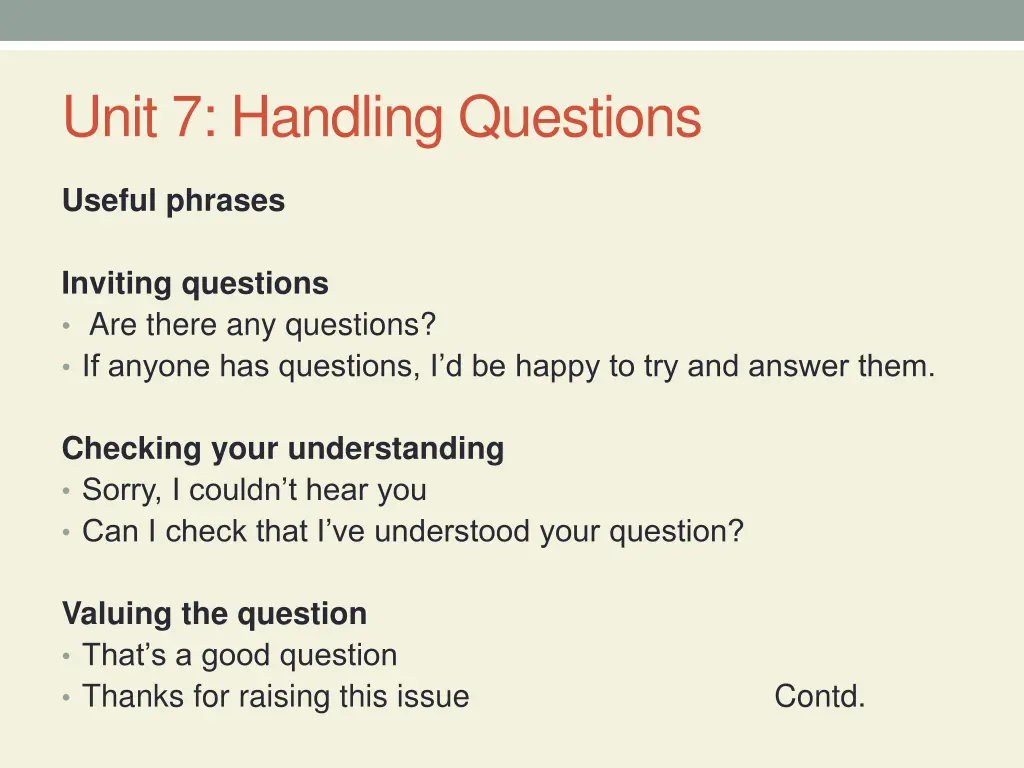 unit 7 handling questions 6