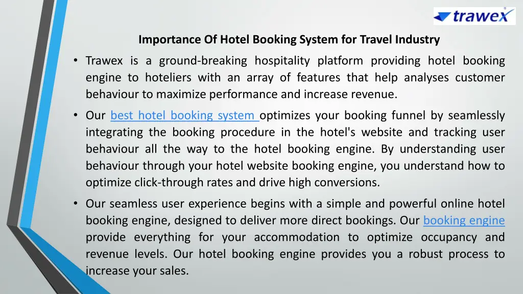 importance of hotel booking system for travel