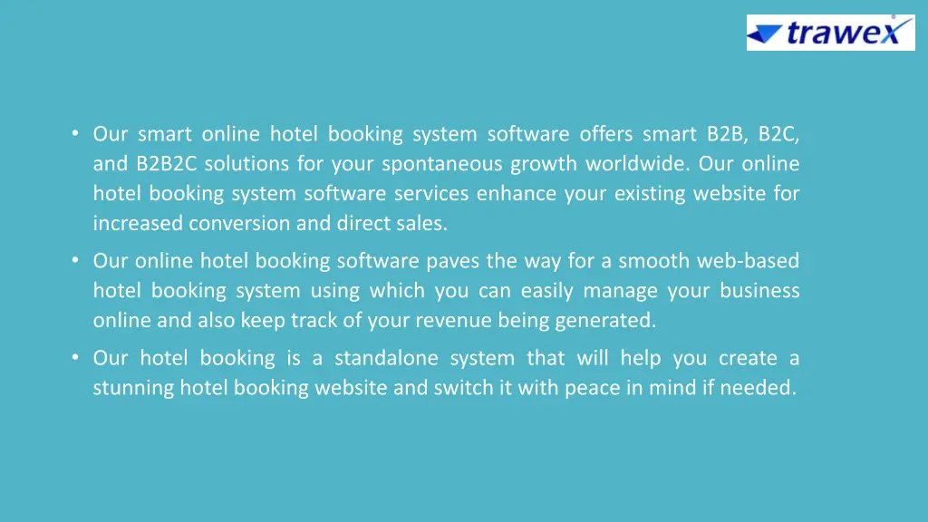 our smart online hotel booking system software