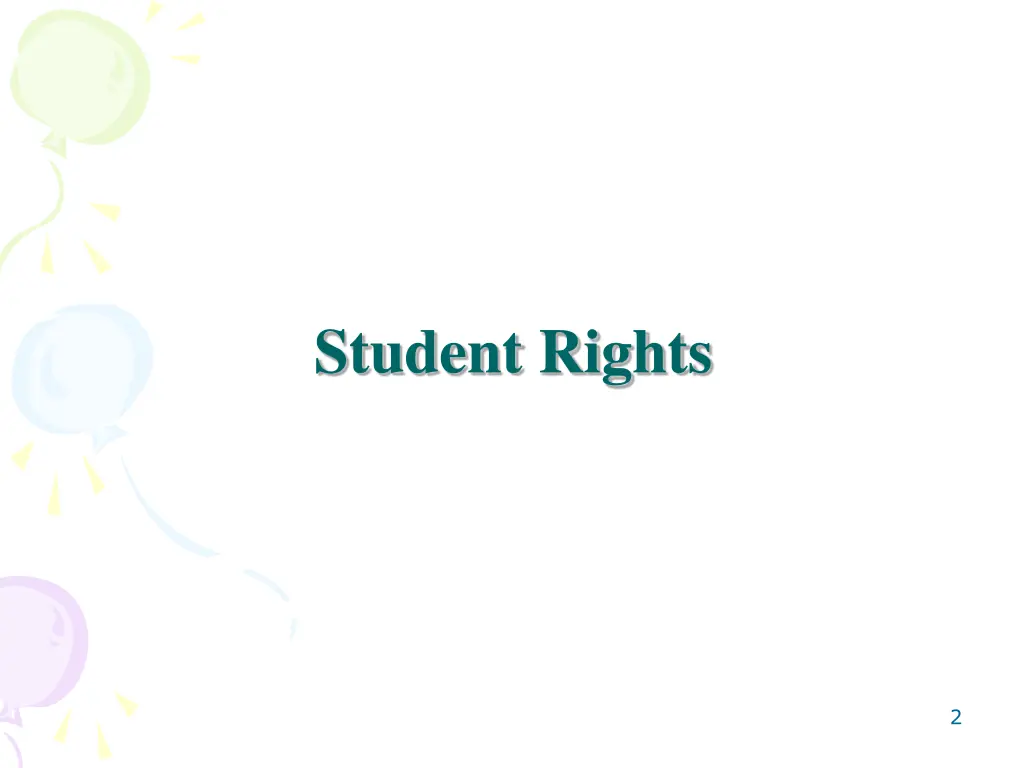 student rights