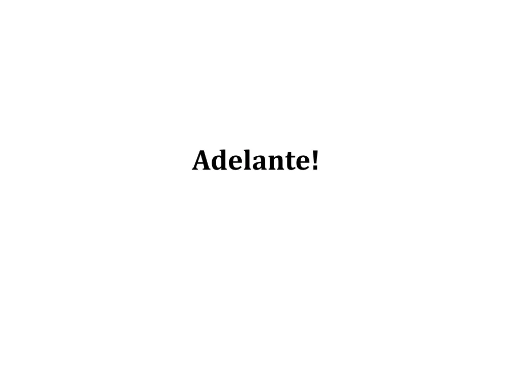 adelante