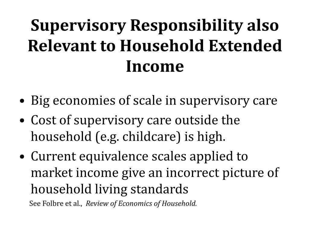 supervisory responsibility also relevant