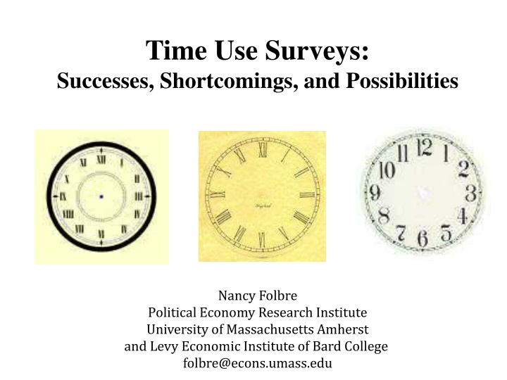 time use surveys successes shortcomings