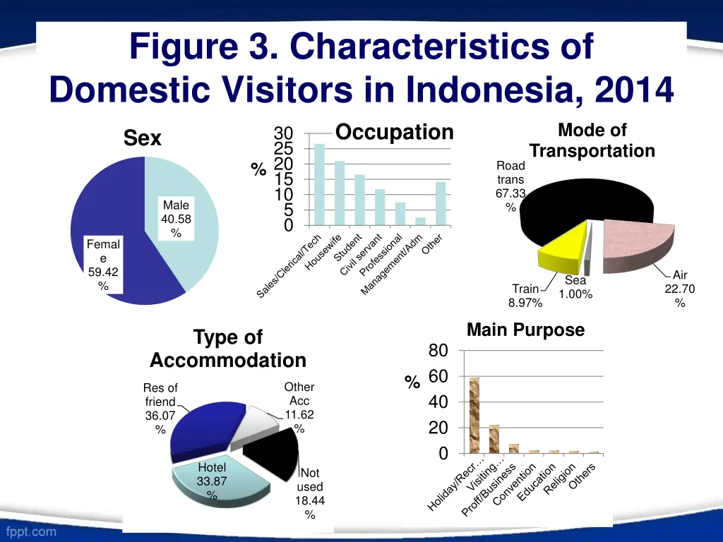 figure 3 characteristics of domestic visitors