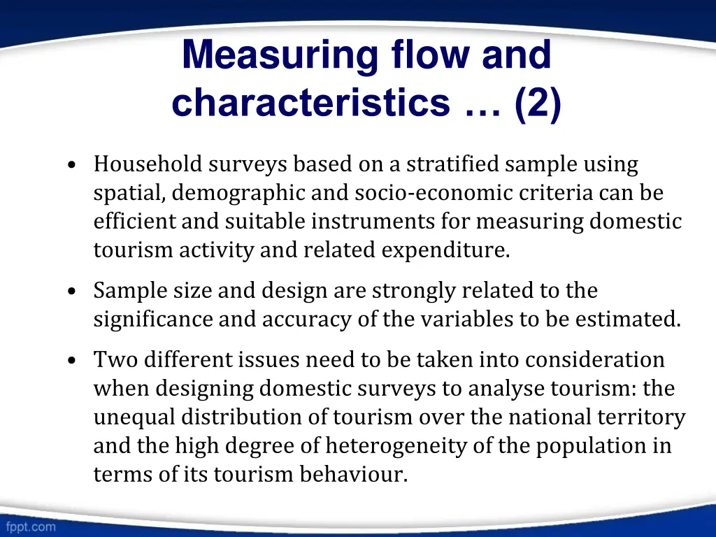 measuring flow and characteristics 2