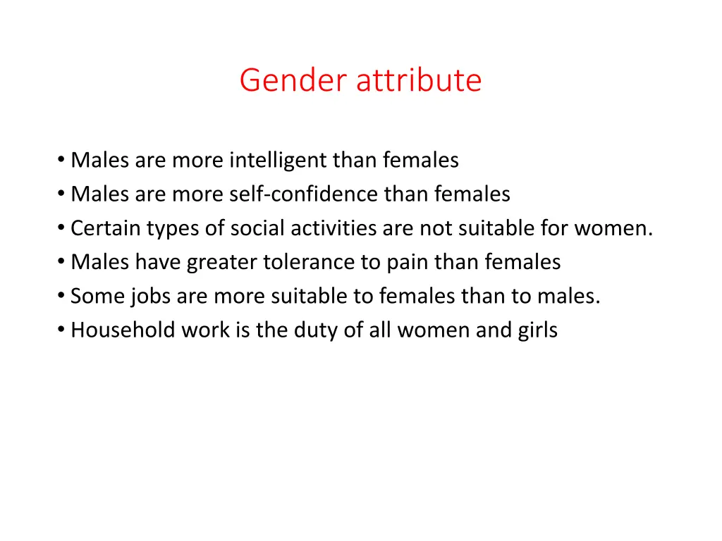 gender attribute