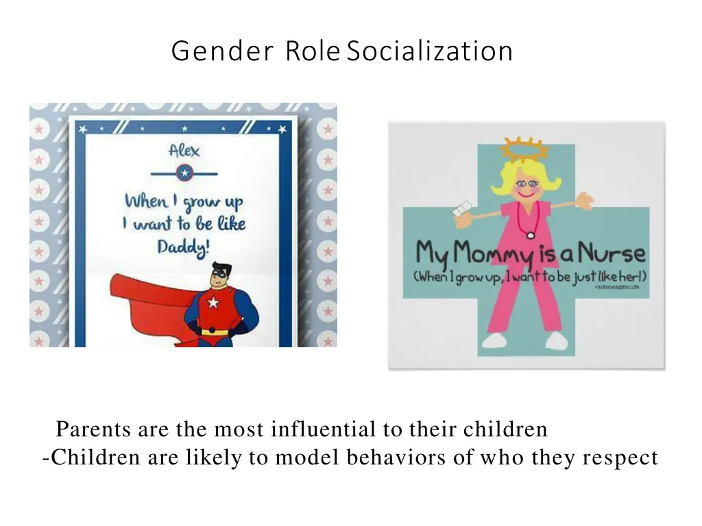 gender rolesocialization