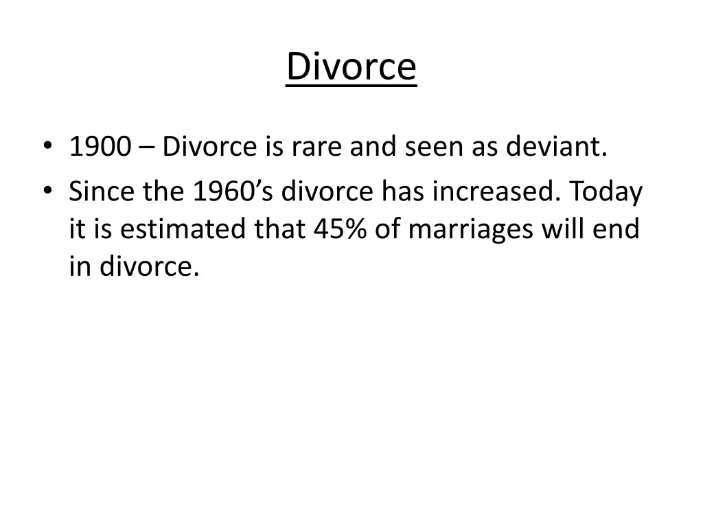 divorce