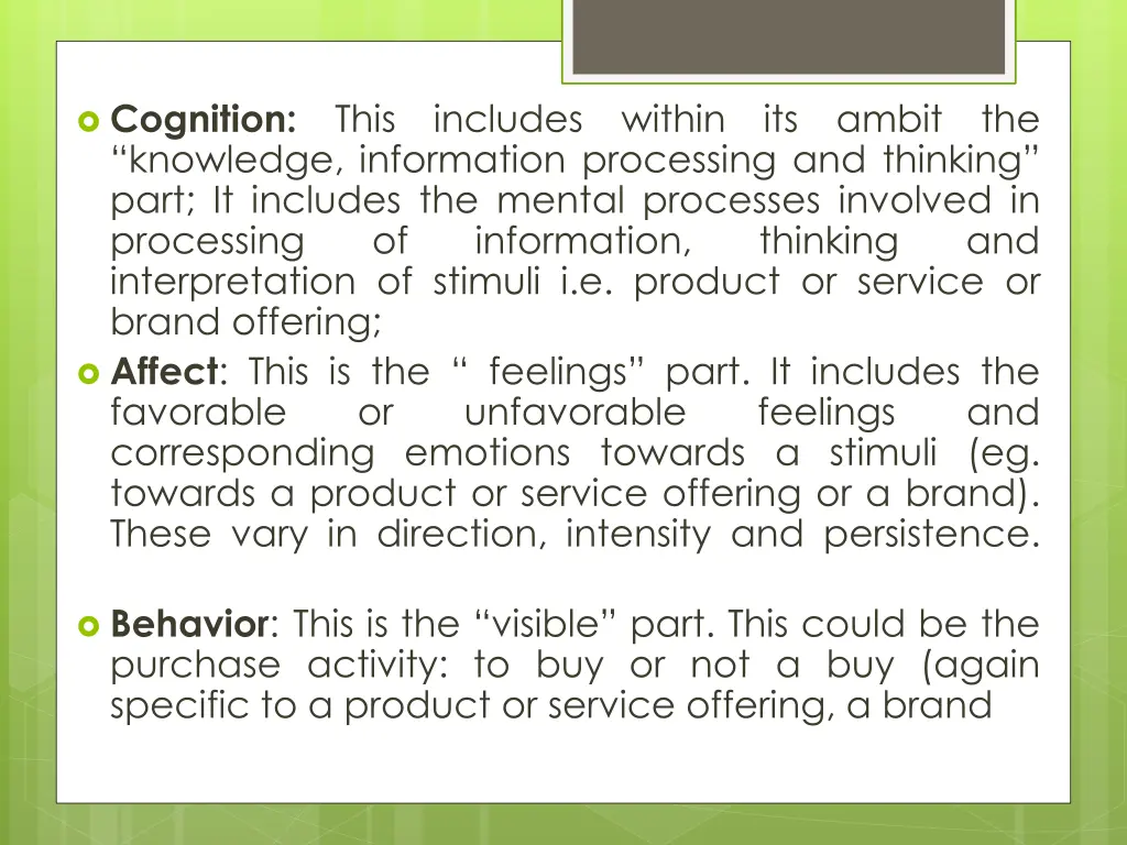 cognition knowledge information processing