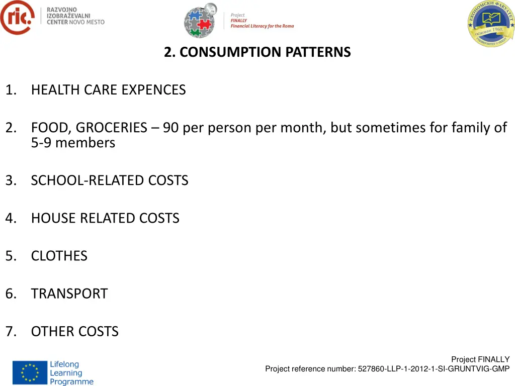 2 consumption patterns