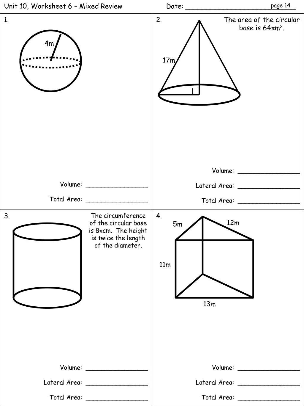 unit 10 worksheet 6 mixed review