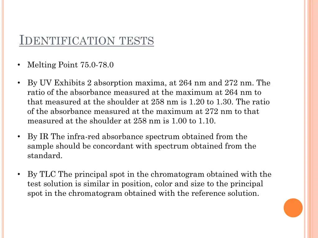 i dentification tests