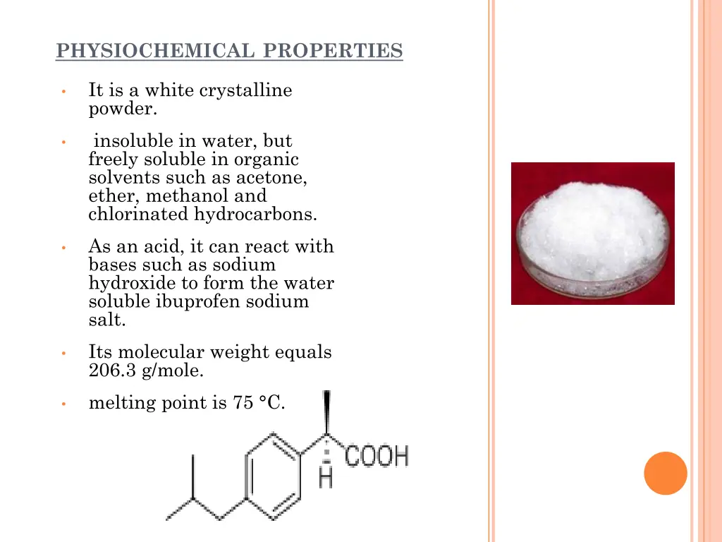 physiochemical properties