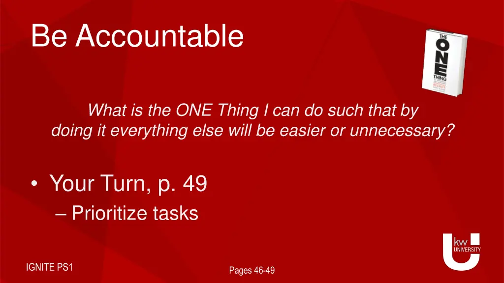 be accountable