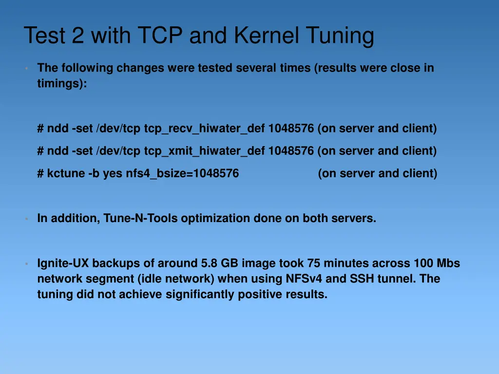 test 2 with tcp and kernel tuning