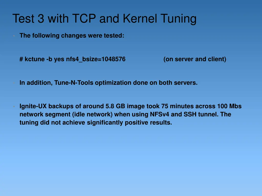 test 3 with tcp and kernel tuning