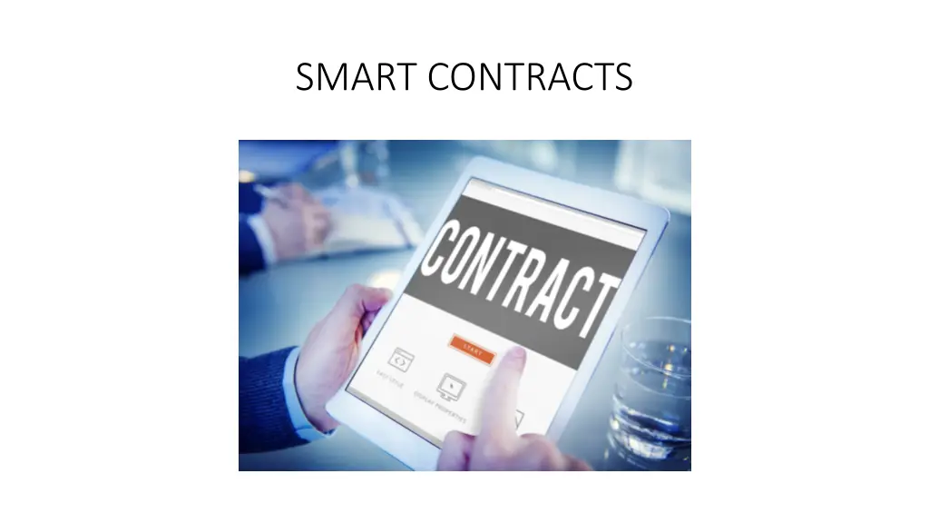 smart contracts