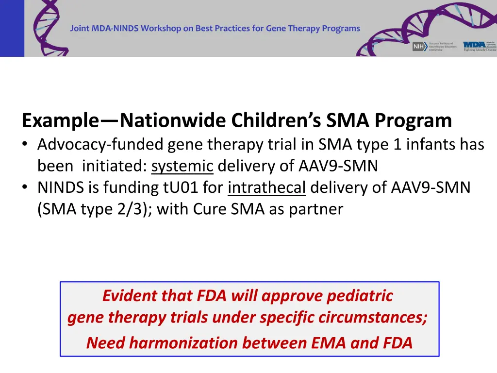 example nationwide children s sma program