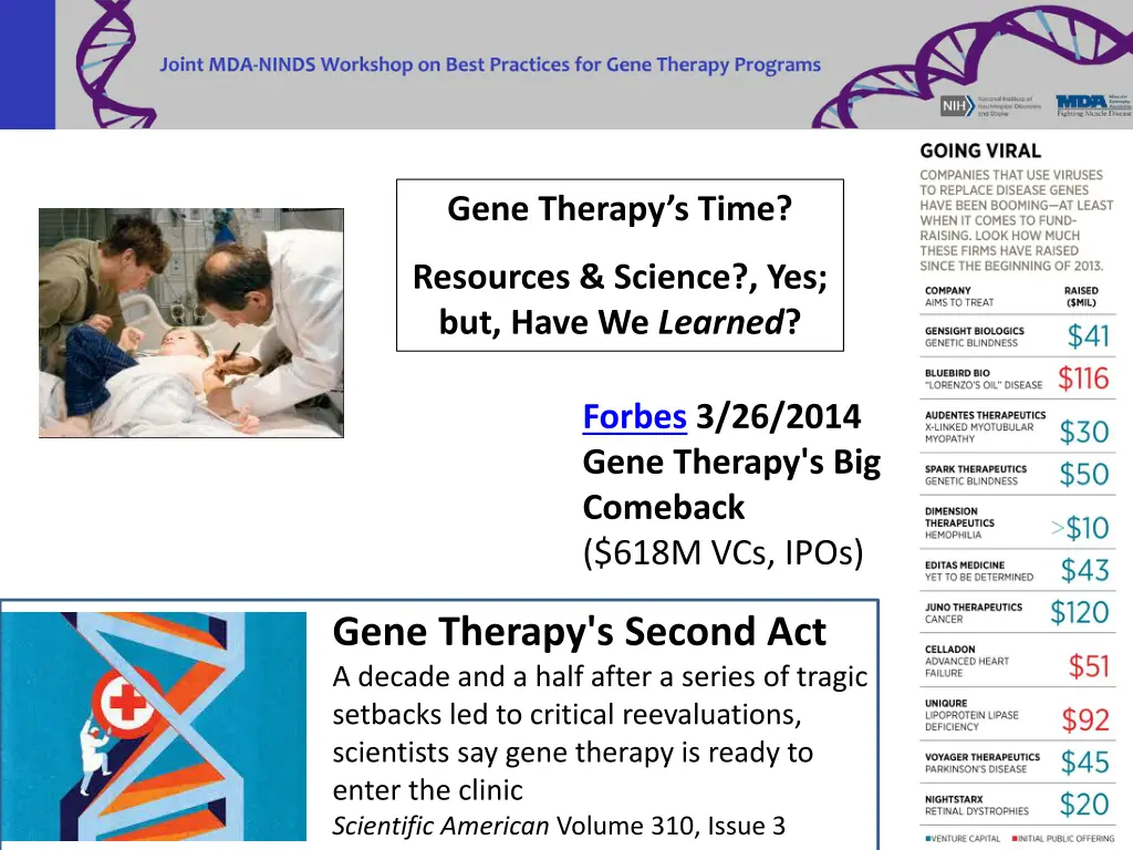 gene therapy s time