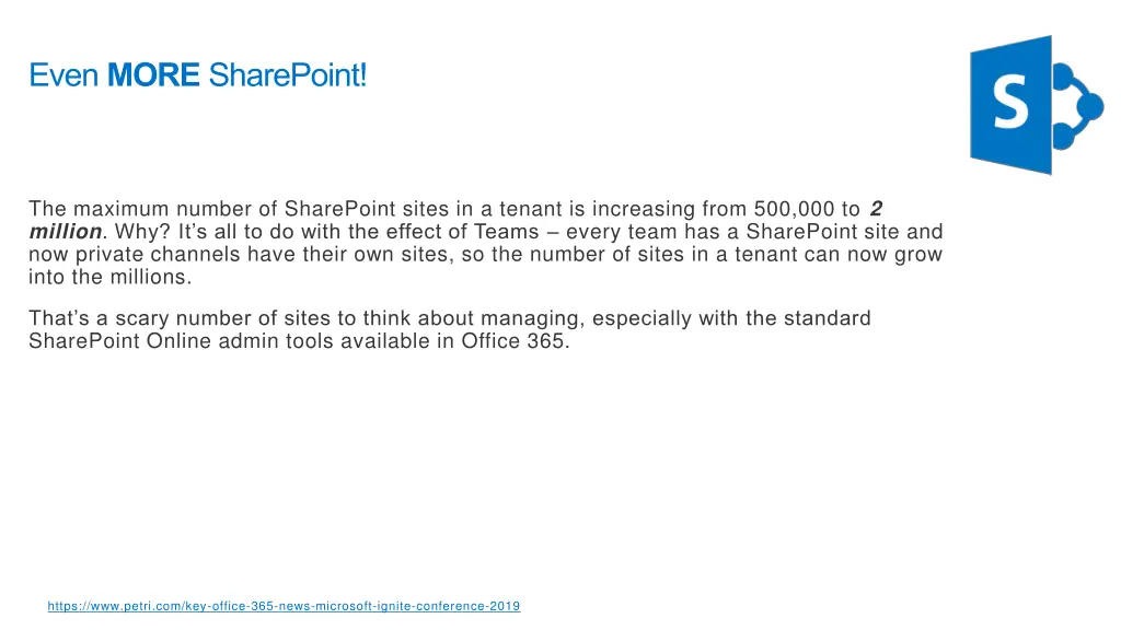 even more sharepoint