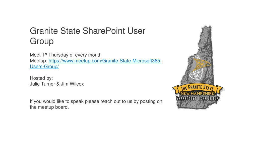 granite state sharepoint user group