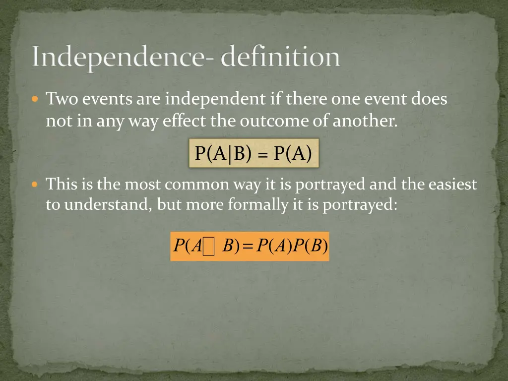 independence definition