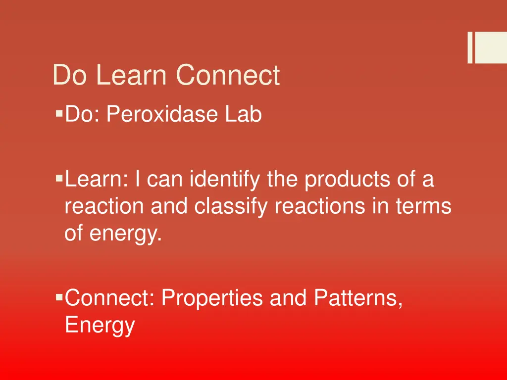 do learn connect do peroxidase lab