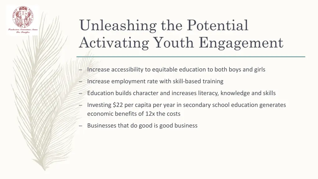 unleashing the potential activating youth