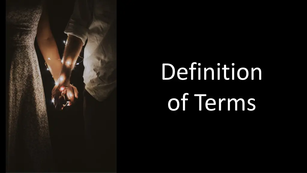 definition of terms