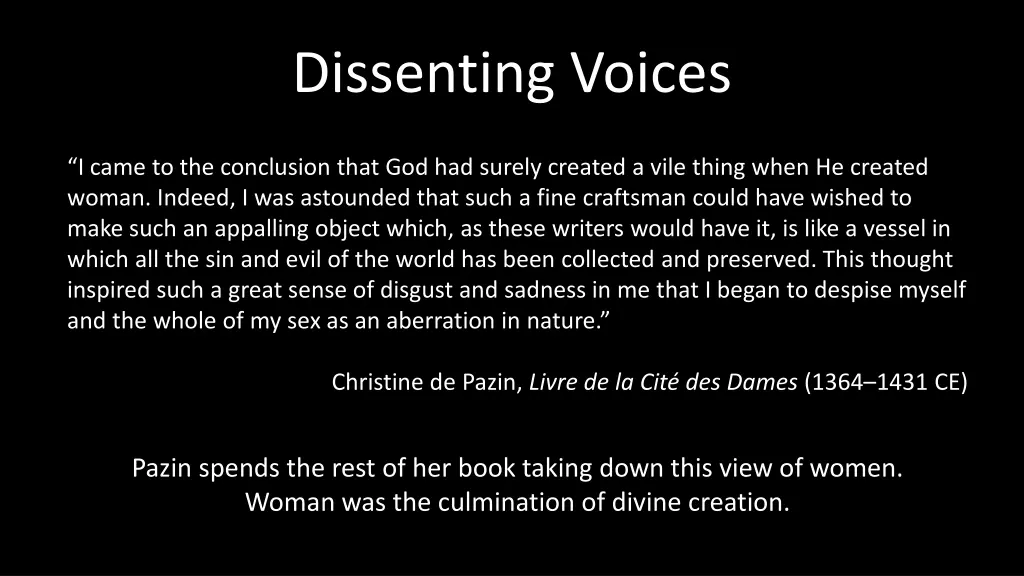 dissenting voices 2