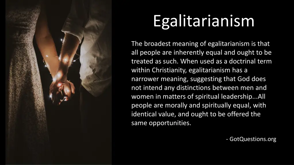 egalitarianism