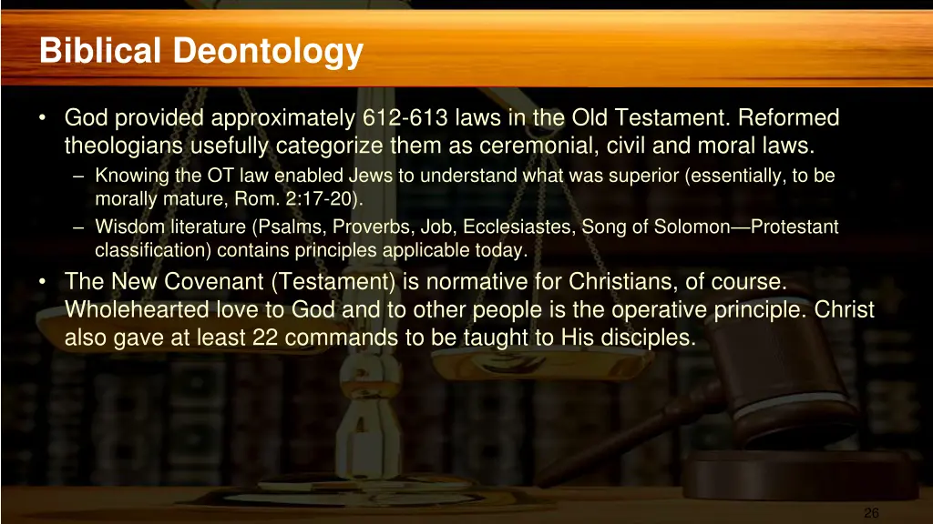 biblical deontology