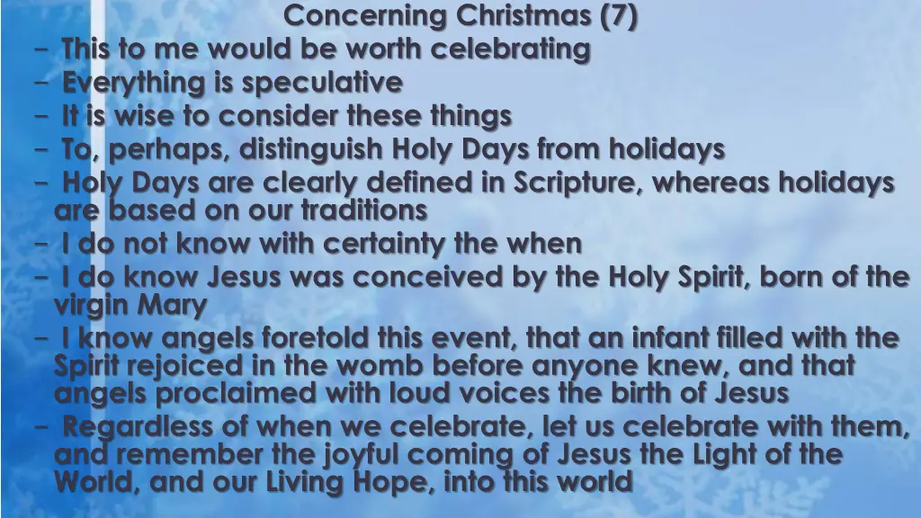 concerning christmas 7