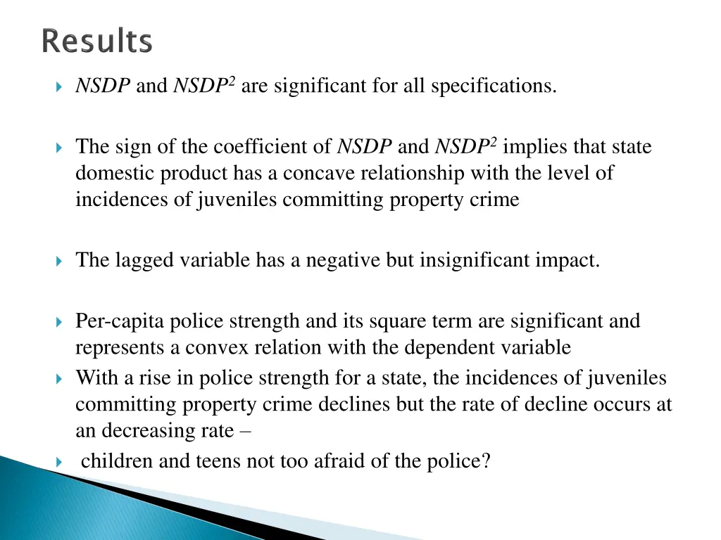 nsdp and nsdp 2 are significant