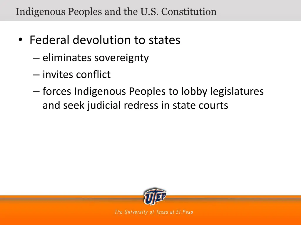 indigenous peoples and the u s constitution 1