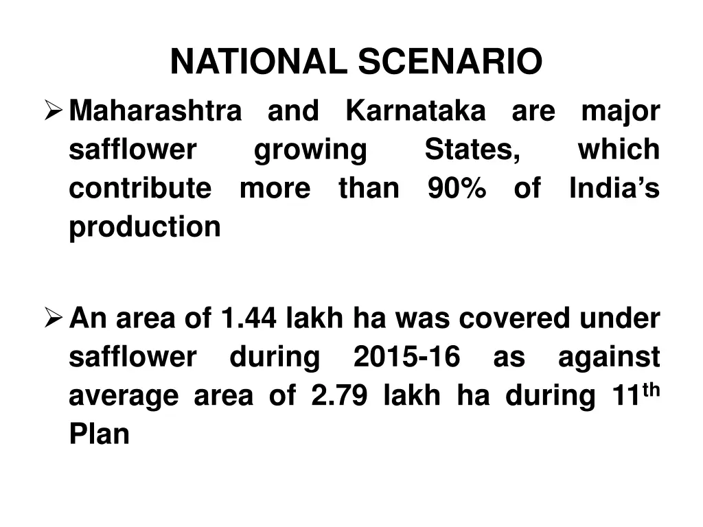 national scenario maharashtra and karnataka