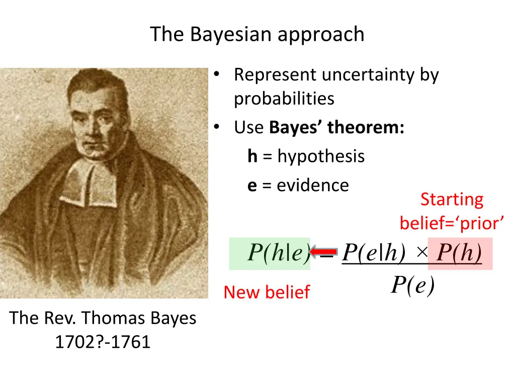 the bayesian approach