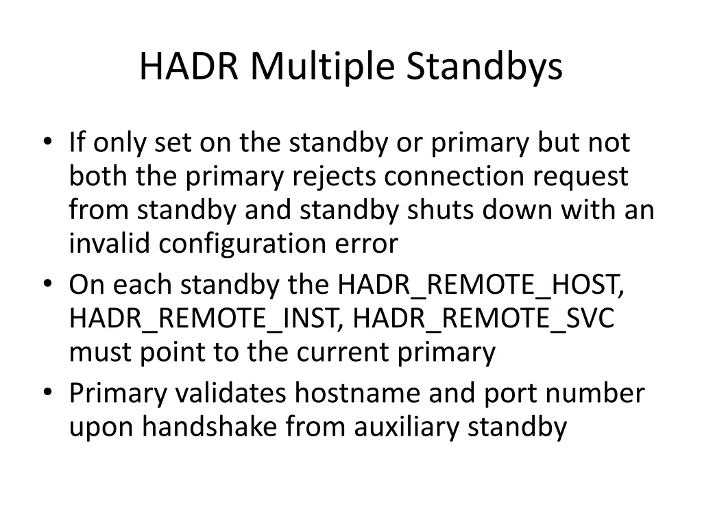 hadr multiple standbys 2