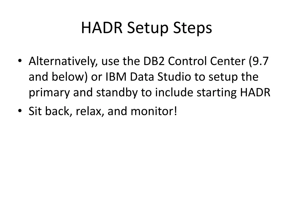 hadr setup steps 2